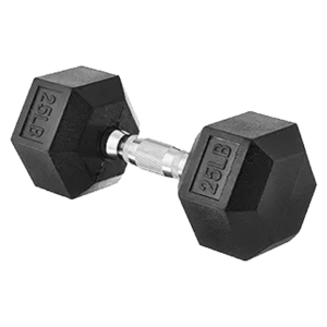 Mancuernas hexagonales de goma